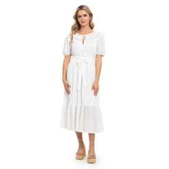 August Sky Women's Textured Midi Dress -Dresses City Shop GUEST e4058c65 fefb 4e25 a165 4f12b0fd7ea3