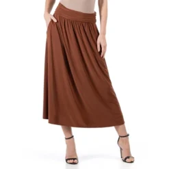 24seven Comfort Apparel Womens Foldover Maxi Skirt With Pockets 14 24seven Comfort Apparel Womens Foldover Maxi Skirt With Pockets -Dresses City Shop GUEST e5a2772a 9b6d 46dd 9d92 13634fc77c2e