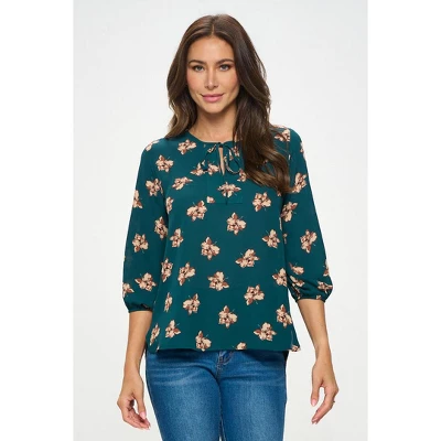 WEST K Women's Sophia Three Quarter Sleeve Blouse 8 WEST K Women's Sophia Three Quarter Sleeve Blouse - Image 6
