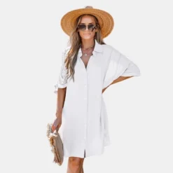 Women's Button Front Mini Shirt Dress - Cupshe 13 Women's Button Front Mini Shirt Dress - Cupshe -Dresses City Shop GUEST ea84defc 06c3 4ec4 b95f 33cba5e5e10c