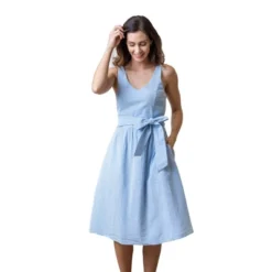 Hope & Henry Womens' A-Line Dress With Sash -Dresses City Shop GUEST ec12b3f4 13df 402a ad37 6c4f8c4a98db