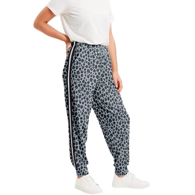 June + Vie By Roaman's Women’s Plus Size French Terry Jogger 5 June + Vie By Roaman's Women’s Plus Size French Terry Jogger - Image 3