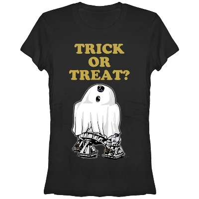 Junior's Star Wars Halloween Droids Trick Or Treat T-Shirt 4 Junior's Star Wars Halloween Droids Trick Or Treat T-Shirt - Image 2