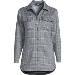 Lands' End Women's Sweater Fleece Long Shirt Jacket Shacket 10 Lands' End Women's Sweater Fleece Long Shirt Jacket Shacket -Dresses City Shop GUEST f68c357d ad36 4b61 b02f 79f86c776289