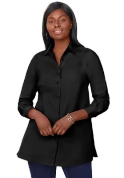 Jessica London Women’s Plus Size Poplin Tunic 18 Jessica London Women’s Plus Size Poplin Tunic -Dresses City Shop GUEST f6c35d85 80f2 40dd a3c7 079e6d4fa69c