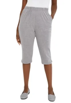 Jessica London Women’s Plus Size Soft Ease Capri -Dresses City Shop GUEST f8d72649 55b8 49b4 886a 3b834bc24c0b