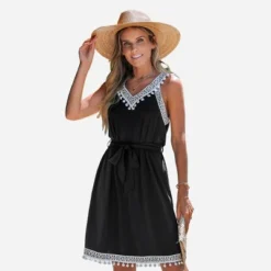 Women's Belted Pom Pom Mini Dress - Cupshe 13 Women's Belted Pom Pom Mini Dress - Cupshe -Dresses City Shop GUEST f92f4a7f 38a7 460f 9b96 154740d87c70