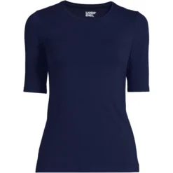 Lands' End Women's Elbow Sleeve Lightweight Jersey Crew Neck Top 14 Lands' End Women's Elbow Sleeve Lightweight Jersey Crew Neck Top -Dresses City Shop GUEST fc632462 115c 4a40 8754 535042d9c8b2