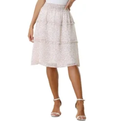 Allegra K Women's Floral Print Smocked Elastic Waist Knee Length Flowy Tiered Ruffle Skirt 29 Allegra K Women's Floral Print Smocked Elastic Waist Knee Length Flowy Tiered Ruffle Skirt -Dresses City Shop GUEST fd1be041 d9fd 4024 8dd3 7261e7a806b0