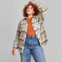 Women's Oversized Button-Down Flannel Shirt - Wild Fable™ Plaid 15 Women's Oversized Button-Down Flannel Shirt - Wild Fable™ Plaid -Dresses City Shop GUEST fe98b6ae 1954 4974 a405 cee663c19945