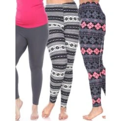 Women's Pack Of 3 Plus Size Leggings - One Size Fits Most Plus - White Mark 31 Women's Pack Of 3 Plus Size Leggings - One Size Fits Most Plus - White Mark -Dresses City Shop GUEST ff0a8ab7 a563 433d 8d4b 5f0587bcbfe5